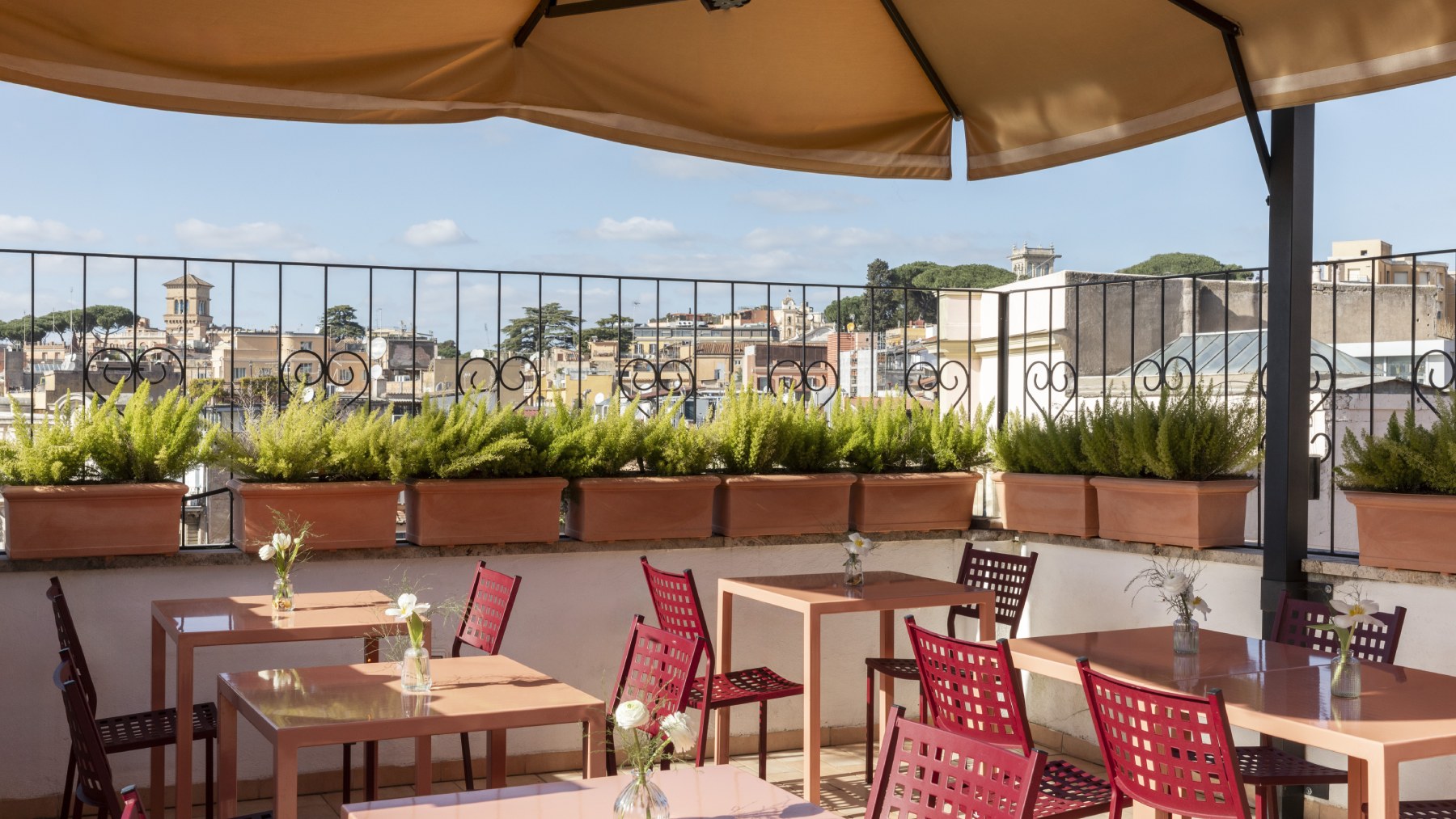 Terrazza accessibile con vista sul centro di Roma - Barberini Retreat Boutique Hotel, BZAR hotels a Roma